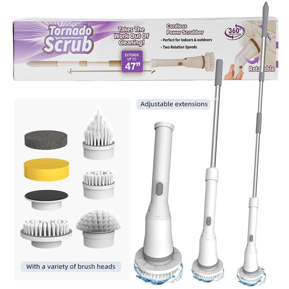 Viladepot Electric Cleaning Brush 9 in 1 Multifunctional Wireless Rotatable