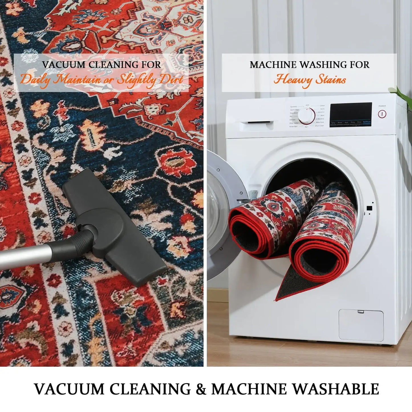 Vintage Bohemian Area Rug for Living Room