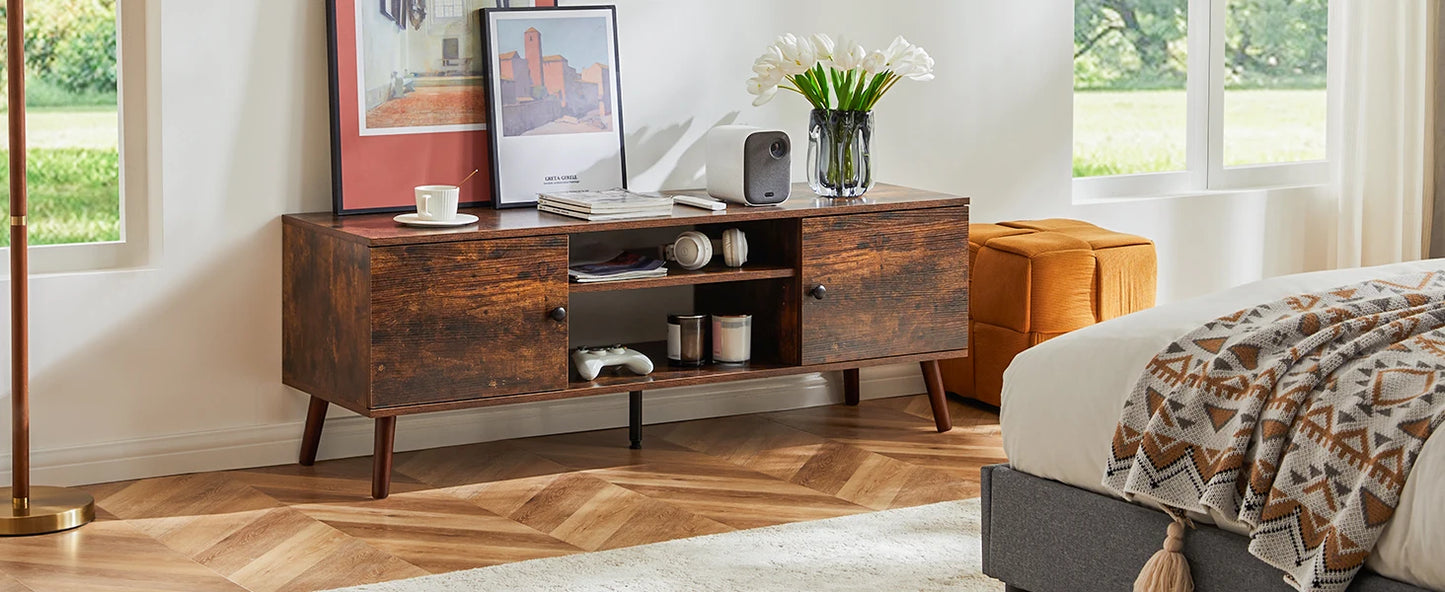 Wooden Fireplace Tv Stand For Up To 60 Inch TV