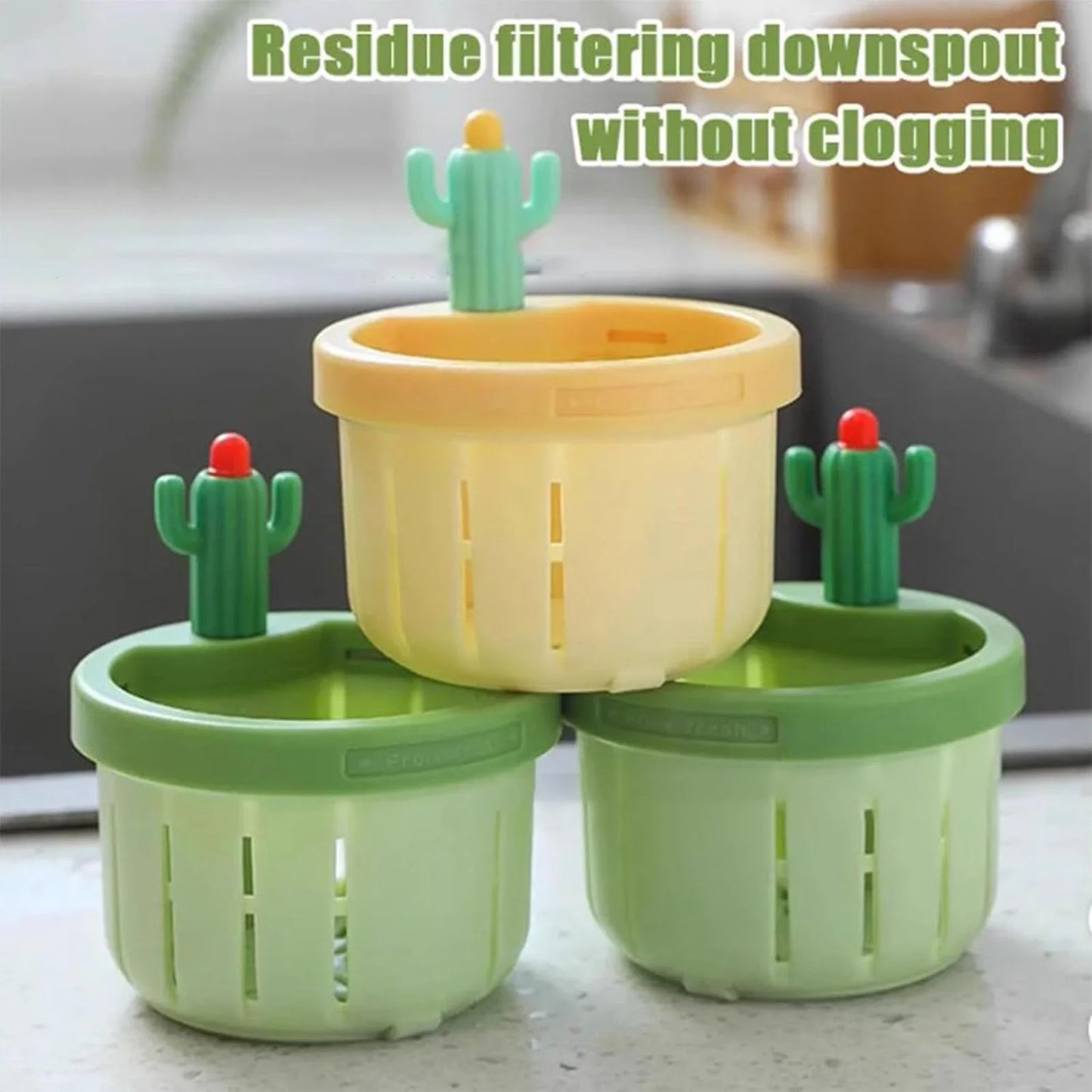 Cactus Sink Anti Blocking Filter Reusable