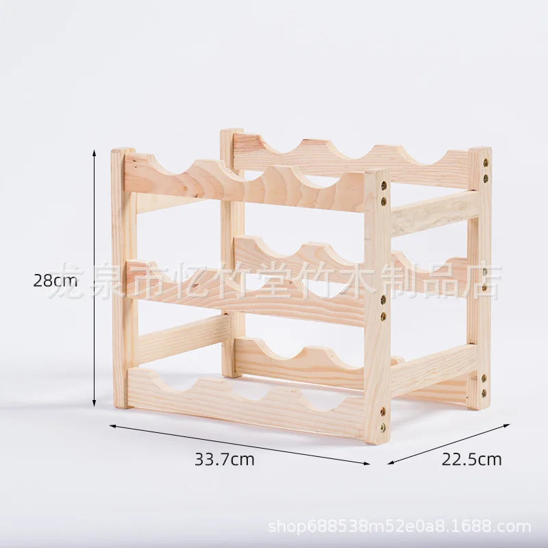 Wooden, household, wine cabinet rack