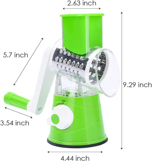 3 in 1 Cheese Grater Rotary, Rotary Grater for Kitchen