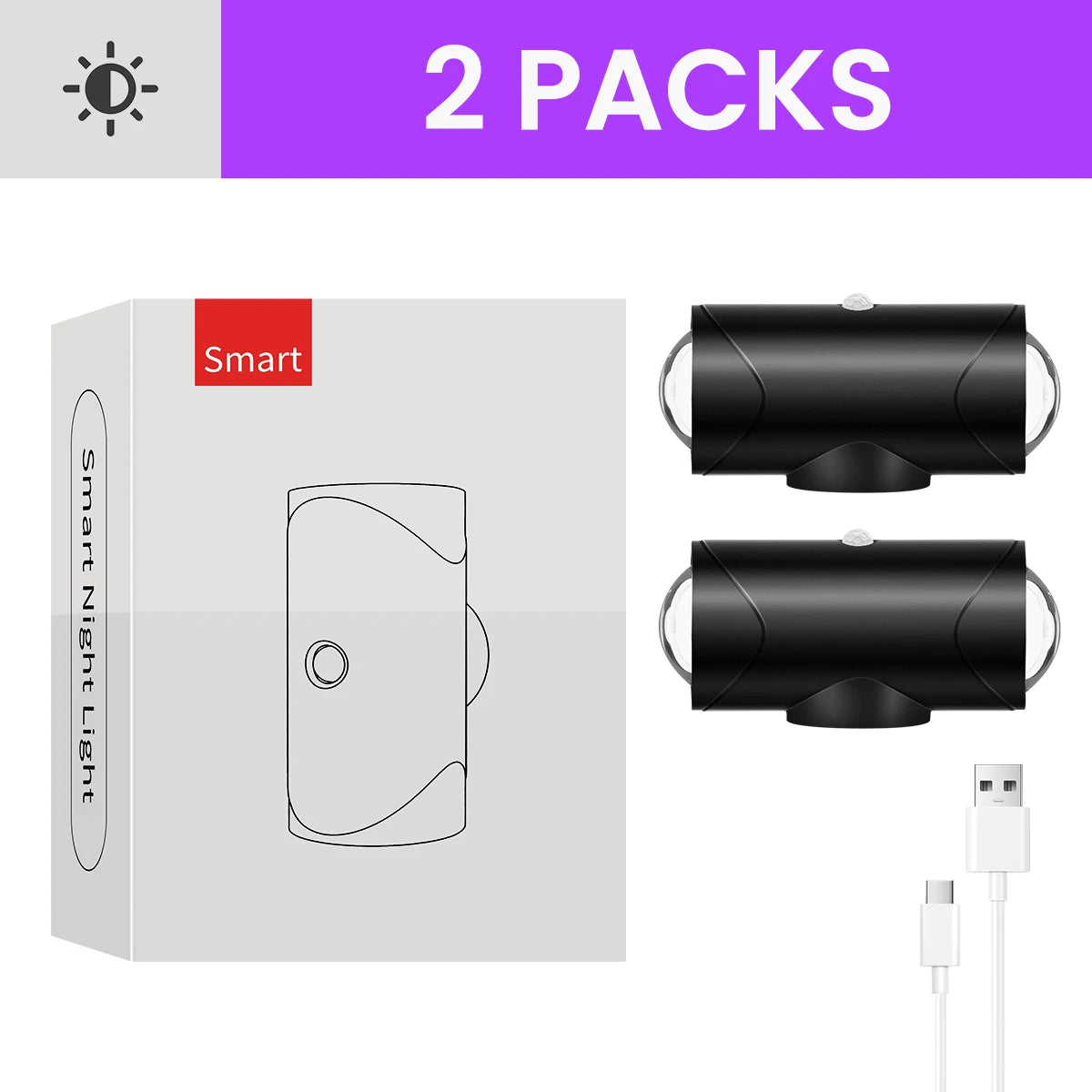 LED Motion Sensor Wall Sconce Lights, Magnetic