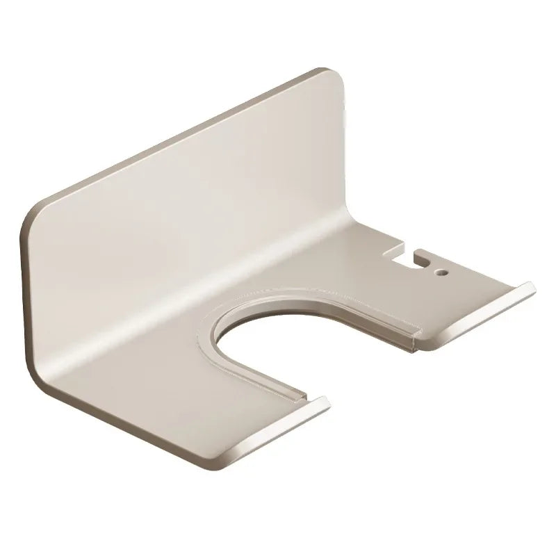 Hair Dryer Holder Bathroom Hair Straightener Stand Nail Free Shelves