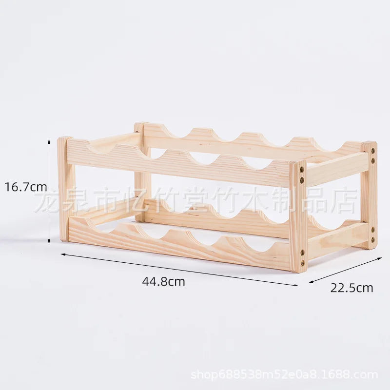 Wooden, household, wine cabinet rack