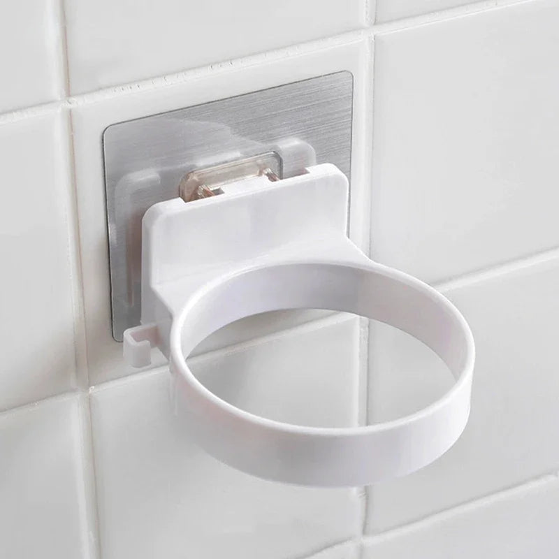 Hair Dryer Holder Blower Organizer Adhesive Wall Mounted