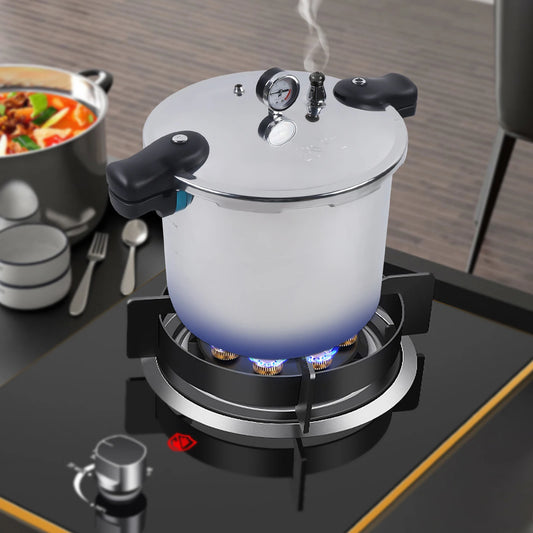 90Kpa 32cm Aluminum Alloy Explosion-Proof Pressure Cooker, 22L/23Q