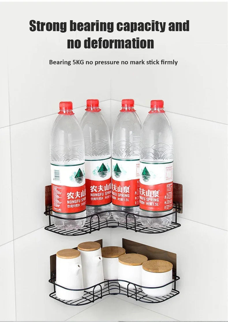 Bathroom Shelf Wall Mounted Corner Storage Shelves