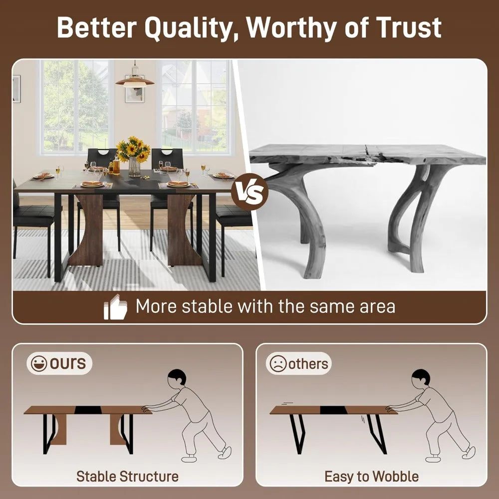 7PCS Dining Room Table