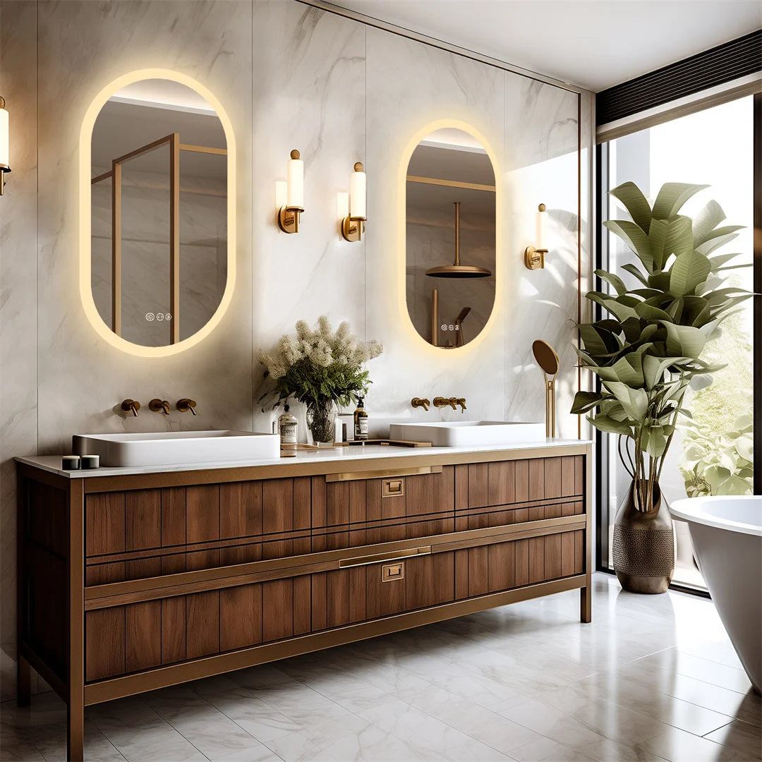 Waterproof Illuminate Bathroom Light Vanity Mirror