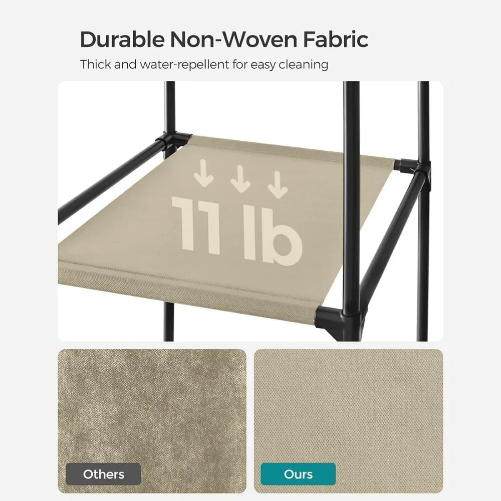 Portable Closet, Wardrobe Closet Organizer with Cover