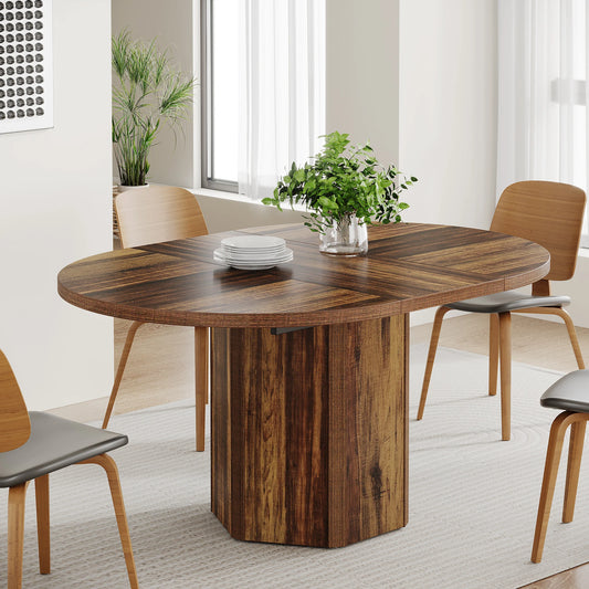 Table for 4-6 people, 55.12 Inches Oval Dining Table