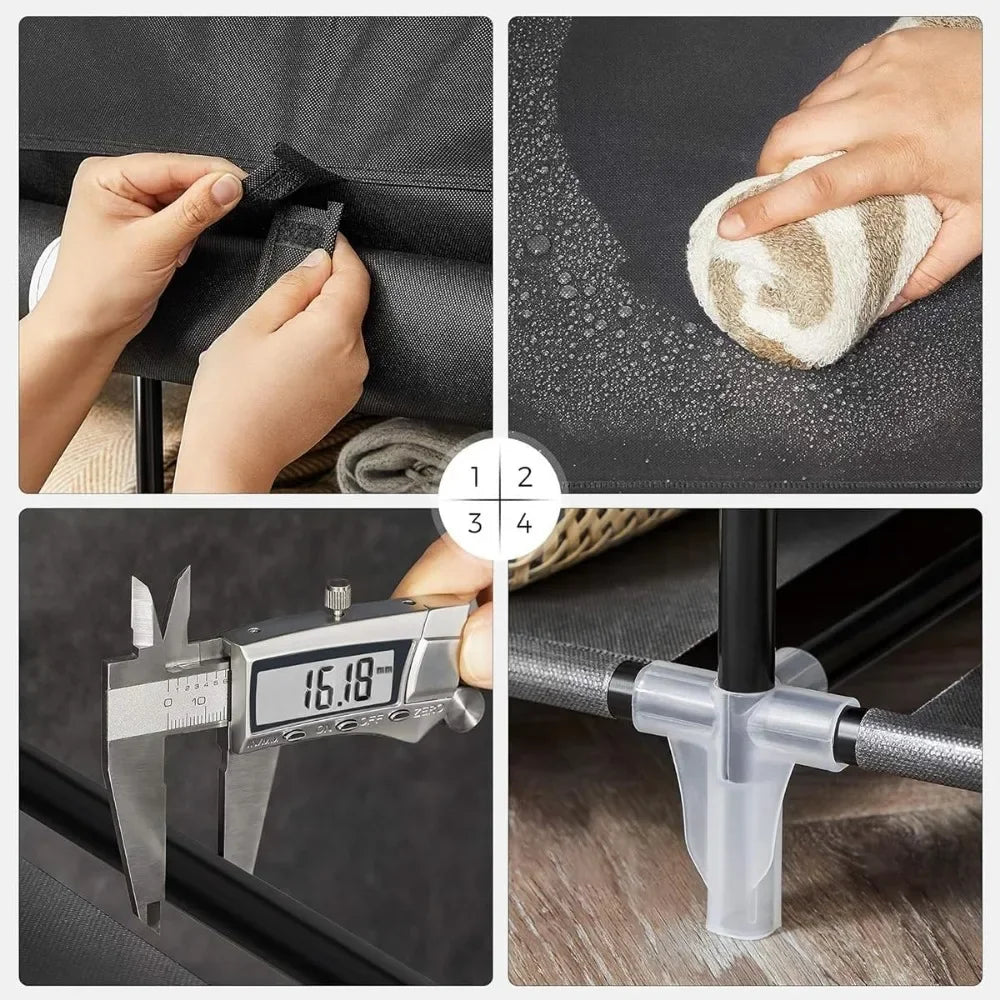 Portable Closet, Wardrobe Closet Organizer with Cover